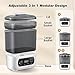 AMZBABYCHEF Baby Bottle Steamer and Dryer, Electric Steamer and Dryer for Baby Bottles, 4-in-1 Bottle Steamer and Dryer, Universal Fit for All Bottles, LED Touch Screen, Auto Shut-Off