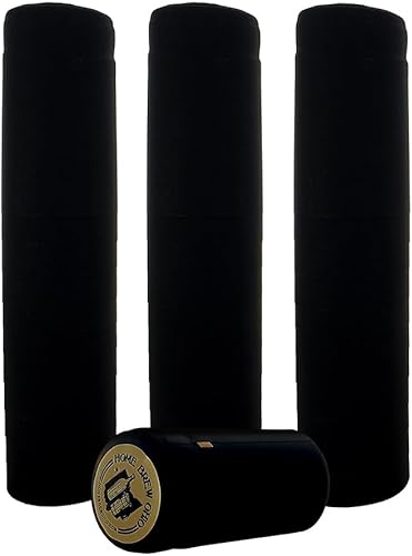 Vista 5 de Home Brew Ohio PVC negro con logotipo Home Brew Ohio negro sobre oro Top-30