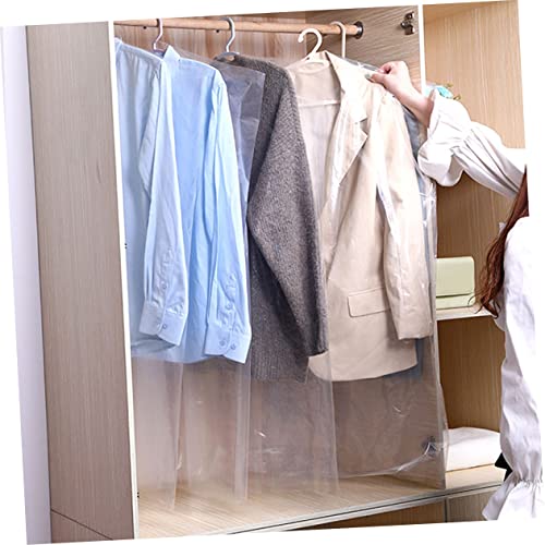 GLEAVI 100pcs Garment Bags for Clothes Storage Dust Covers for Suits and Coats for Dry Cleaning Shops and Convenient Clothing Protection2