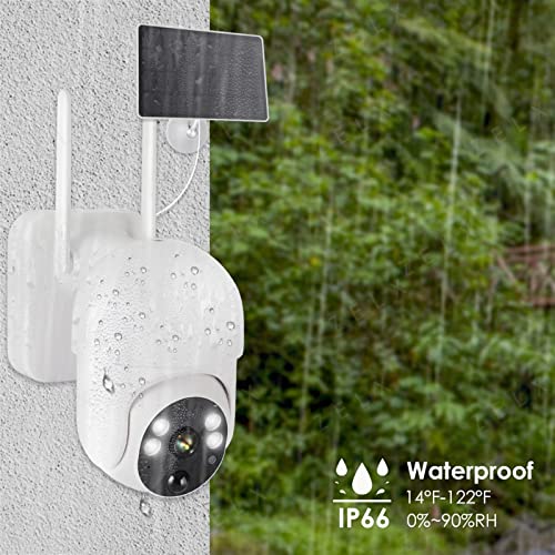 Caméra de surveillance 4G autonome extérieure solaire avec détection IP