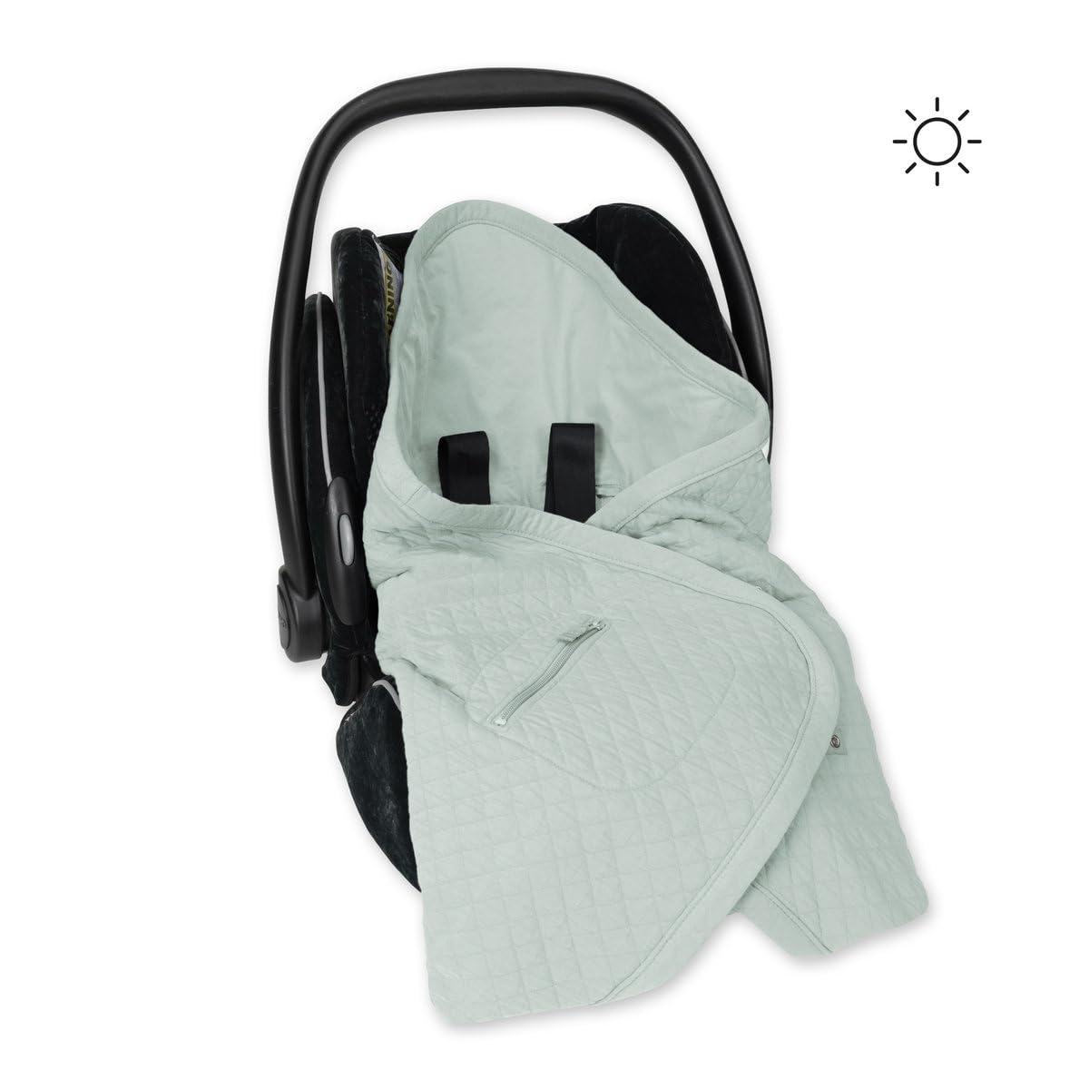 BEMINI Nid d'ange bébé poussette et siège auto été -