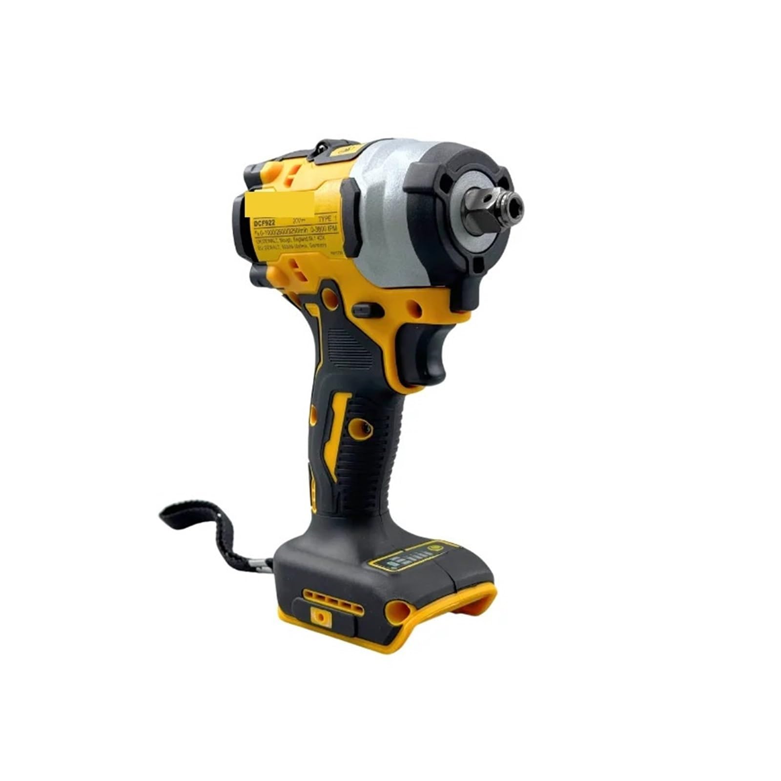 Llave de Impacto Llave De Impacto Sin Escobillas Inalámbrica, Batería De Litio De 20V, 1/2 ", 2800 RPM, 205NM, Llave Eléctrica De Velocidad Variable De Torsión