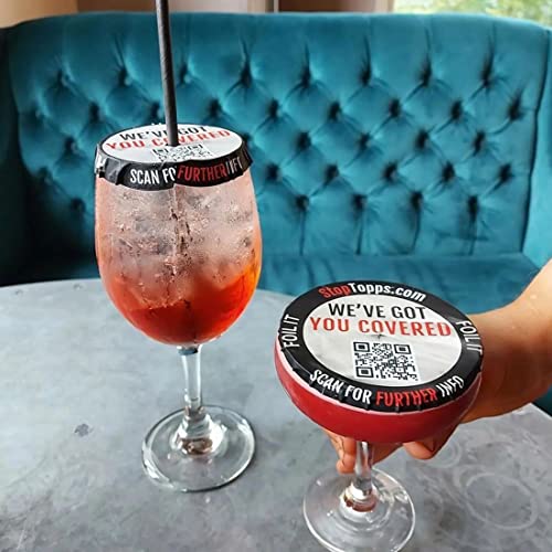 StopTopps - The Orginal Anti Drink Spiking lids (50)
