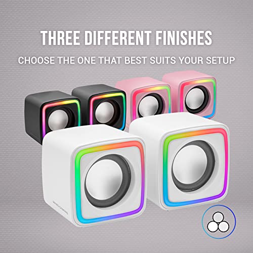MS1, Altoparlanti da Gioco 10W, sSubwoofer, 3.5mm Jack e USB, 6 Driver Audio - Casse per PC - Immagine 5