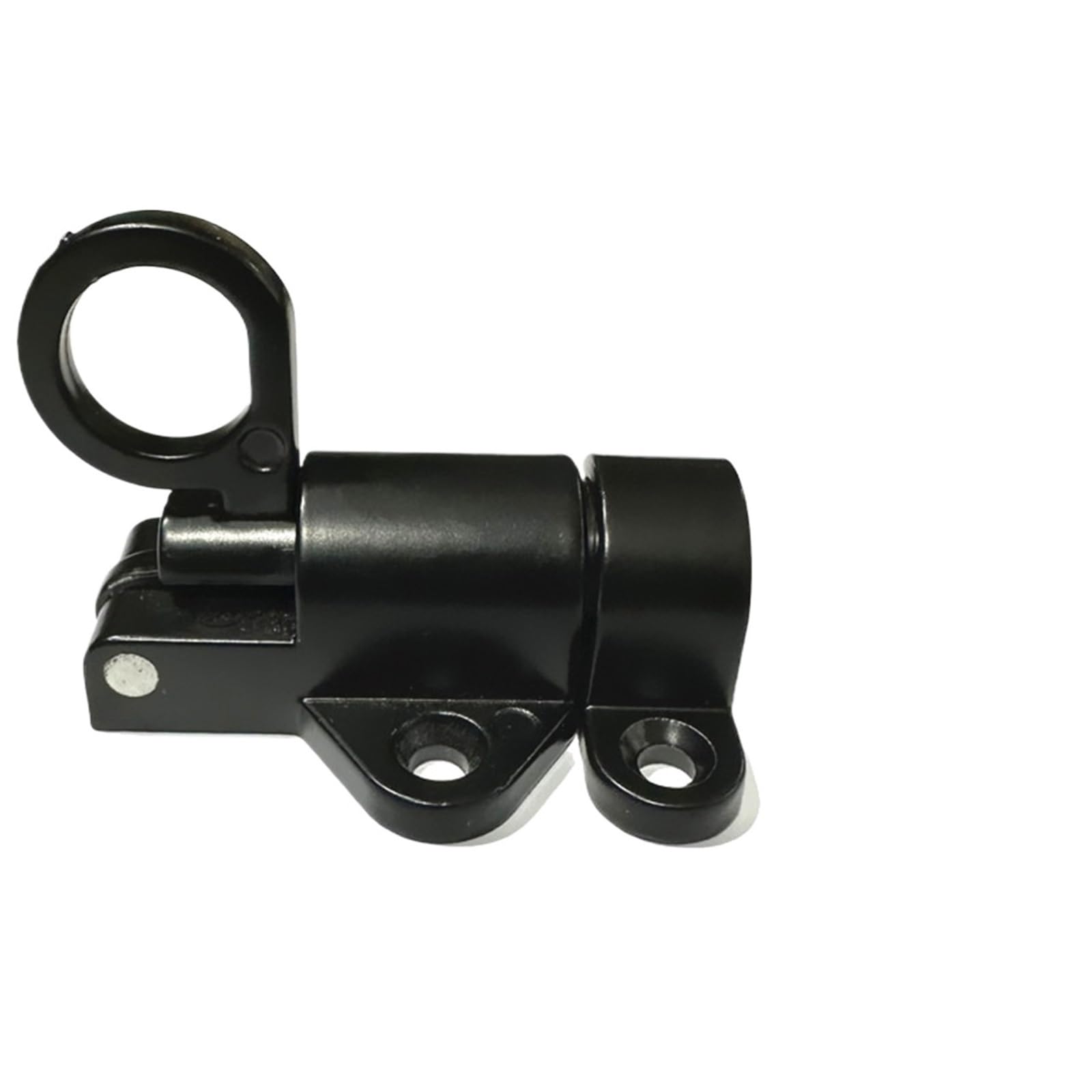 5pcs Bolt Lock Window Gate Security Pull Ring Spring Bounce Door Automatic Latch Hardware for Door(Black)