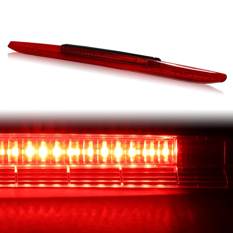 EPARTS LED High Mounted Third Brake Tail Light Lamp Assembly Replacement Compatible With 1997 1998 1999 2000 2001 2002 2003 2004 Porsche Boxster 986 (