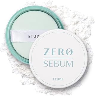 ETUDE Zero Sebum Drying Powder 4g New | Lightweight Oil Control No Sebum Loose Face Powder with 80% Mineral | Long Lasting...