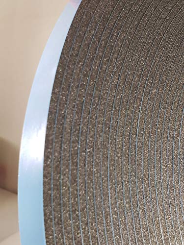 Image of Double Coated Window Glazing Tape, DC-PEF12P Width 1 /8 inch x Thick 3 /4 inch x 75' Black
