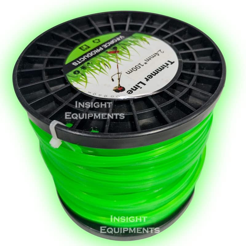 Insight Equipments Nylon Grass Trimmer Line for Brush Cutter Wire Square, 2.4 mm, 100 M Length. (B0CGX1Q24H) Amazon Price History, Amazon Price Tracker