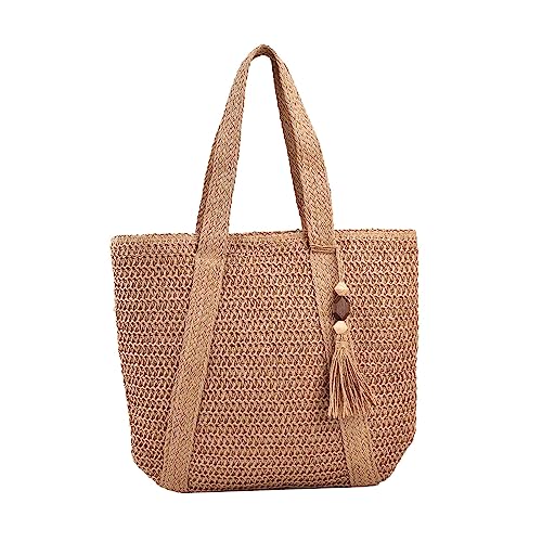 Sac Bandoulière Tissé et Robuste : Le sac de plage et de loisir chic pour l'été