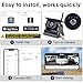 Wireless Backup Camera WiFi for Trucks: Solar-Powered Magnetic No Wiring Hitch Camera for Pickup Trucks - HD 1080P Night Vision Easy Installation for Towing & Parking - V7