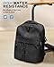 suratio Small Black Laptop Backpack for Women - 14 Inch Laptop Compartment, Lightweight Waterproof Travel Backpack for College, Work