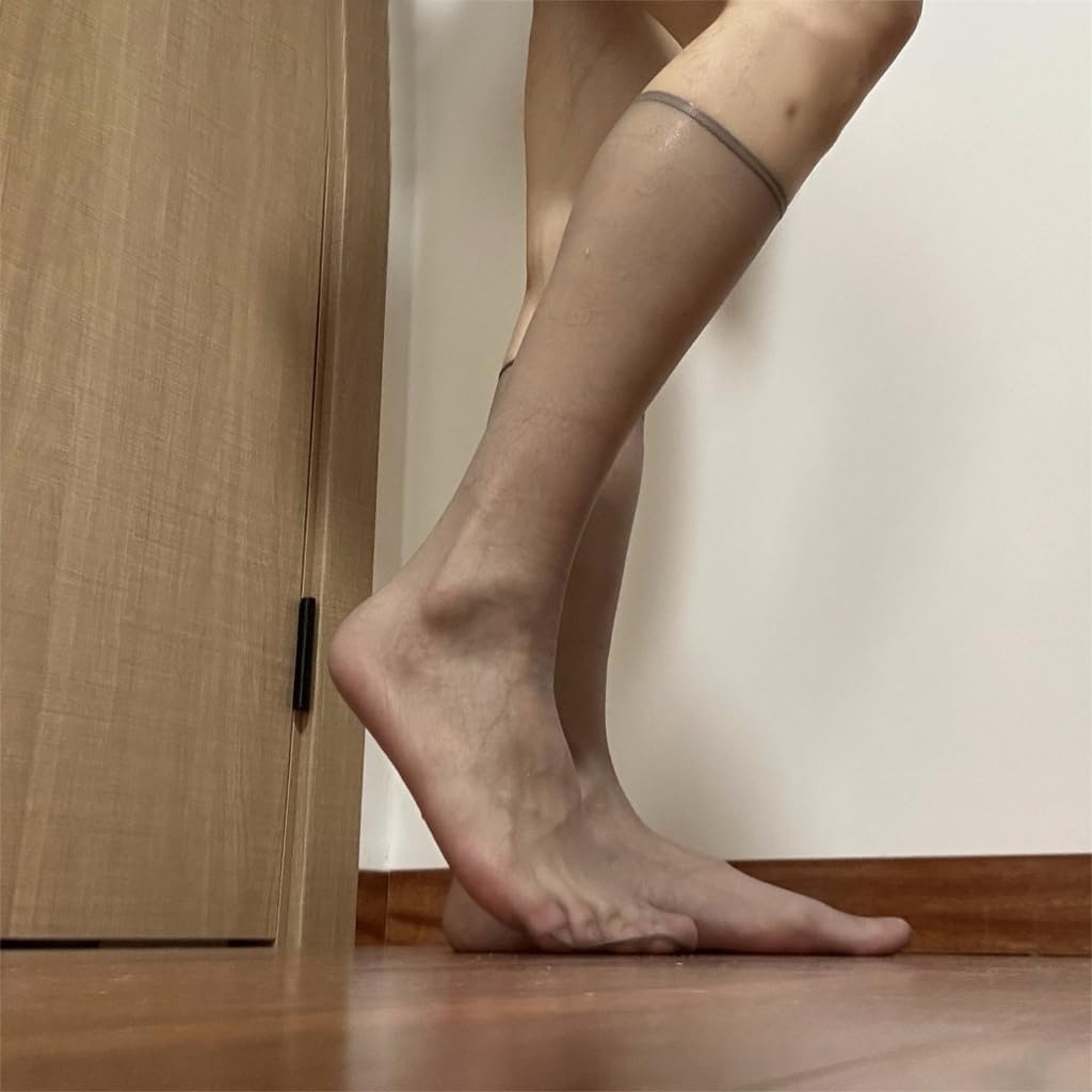 Mens Sheer Business Dress Socks Long Over the Calf Dress or Work Socks Nylon Dress Socks Dress Socks