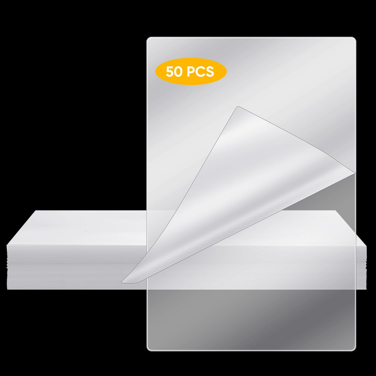 Sherr 50 Pcs 10 Mil Thermal Laminating Sheets 11 x 17 Inch Laminating Pouches 11-1/2 x 17-1/2 Inch Clear Lamination Sheets A3 Size Menu Size Hot