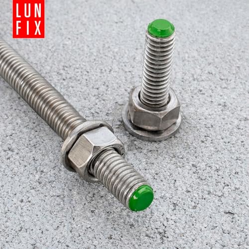 Tige filetée M10 1m en acier inoxydable A2 V2A DIN 976 pour construction - 4