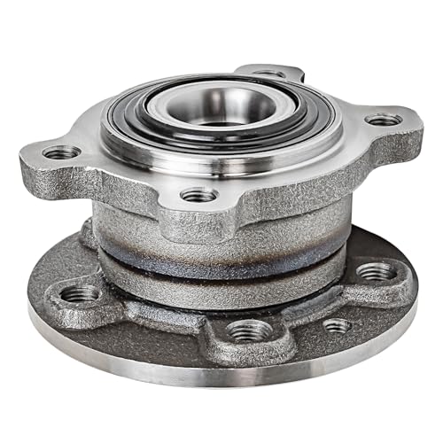 Image of Detroit Axle - AWD Rear Wheel Bearing Hubs for Volvo XC70 S80 V60 S60 Cross Country, 2 Wheel Bearing Hubs Assembly Set Replacement, Pair Hubs