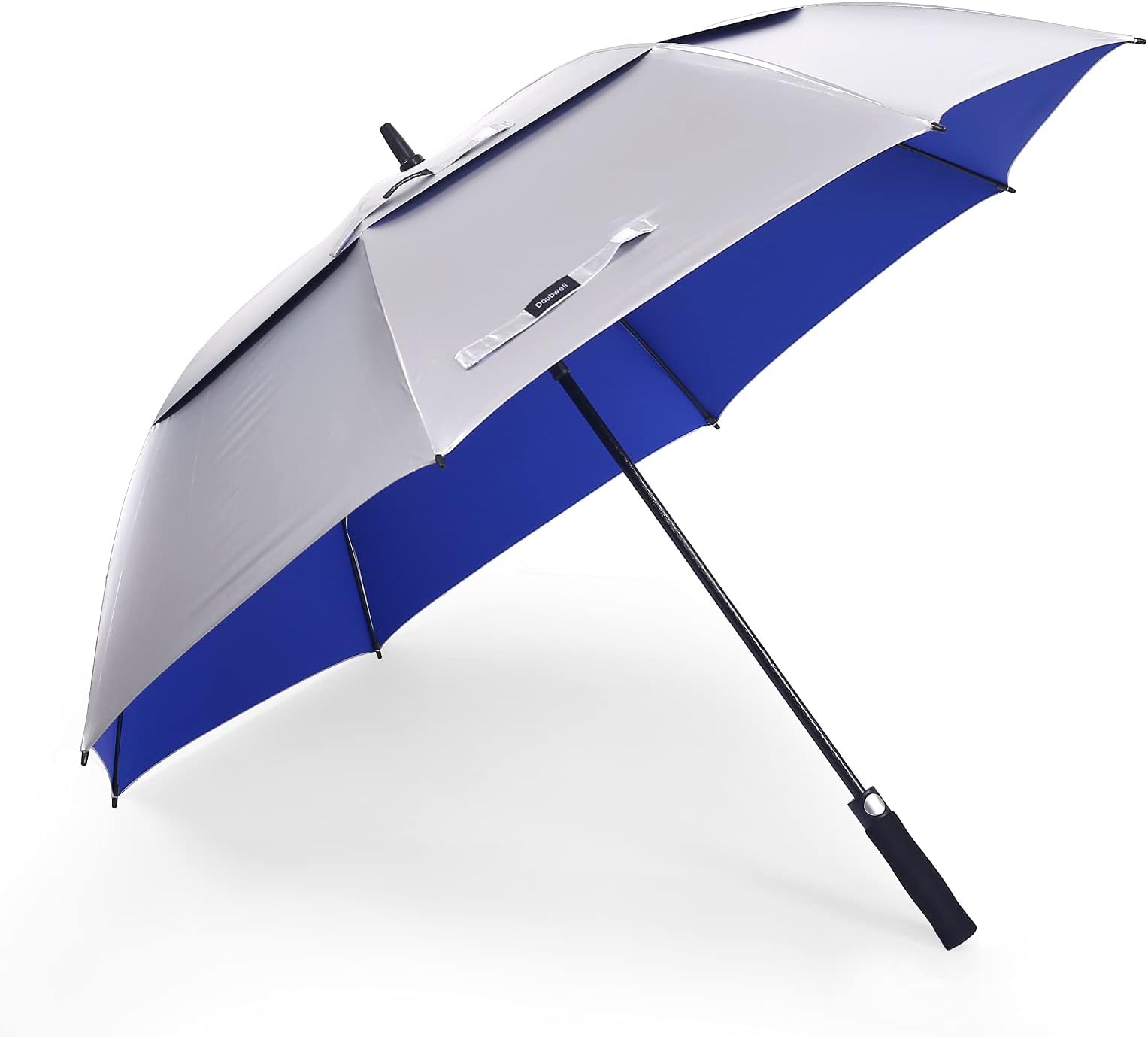 DoubwellUV Protection Golf Umbrella 62/68 Inch Large Umbrella Automatic Open Windproof Sturdy Construction Shade For Sun And Rain