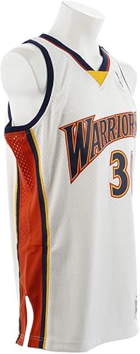 Miniatura 8 de Mitchell & Ness Stephen Curry Golden State Warriors NBA Throwback Jersey Blanco