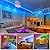 dalattin Led Lights for Bedroom 130ft(2 Rolls of 65.6ft), Led Lighting with Remote&App Control, Color Changing Led Lights for Room, RGB Led Strip Lights Music Sync, Home Decor, 24V Power Supply