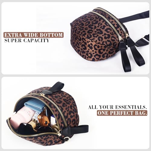 Leopard Print Spacious Crossbody Bum Bag