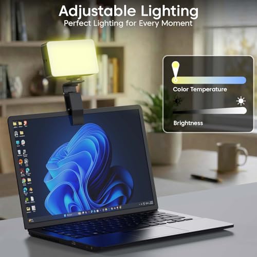 Image of Sounce 60 LED Portable Selfie Ring Light with Clip & Tripod Adapter | Rechargeable 2200mAh | CRI 97+ | 3 Light Modes | for Phone, iPhone, Webcam, Laptop, Photo & Makeup