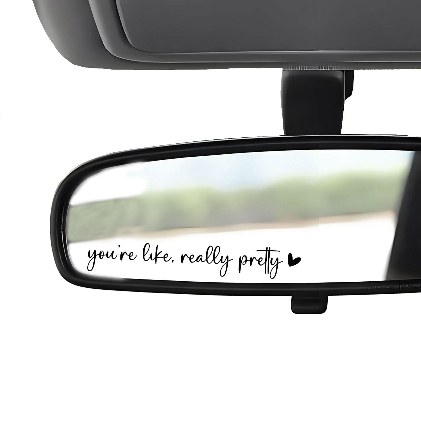 2 x You Are Like Really Pretty Rearview Mirror Decal Water Bottle Stickers Affirmation Reminder Sticker Laptop Bumper Sticker Tumbler Vinyl Sticker