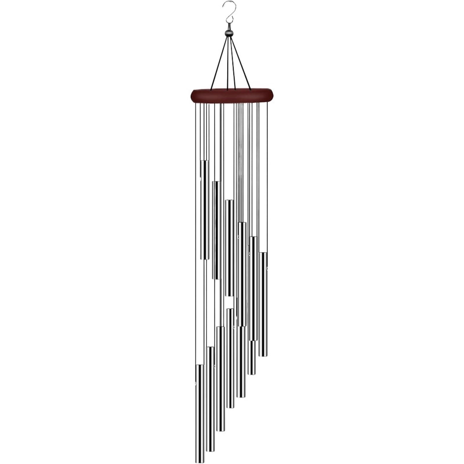 Beautiful And Soothing Musical Wind Chime With 12 Tubes And Bells Ideal For Relaxation And Meditation for Indoor and Outdoor(Color 01)