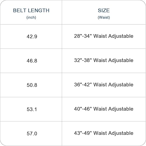 Miniatura 6 de BOSTANTEN Cinturón para hombre, cinturones de trinquete para hombre, vestido de cuero casual con hebilla ajustable, corte para ajuste