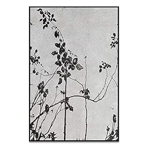 SIGNWIN Framed Canvas Wall Art Black Tree Branch...