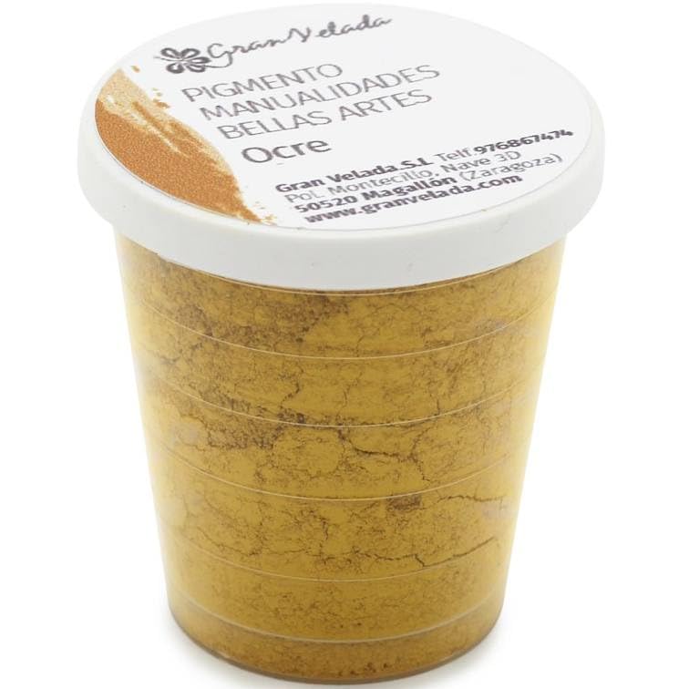 Pigmento Ocre en Polvo para Manualidades y Bellas Artes | 30 cc