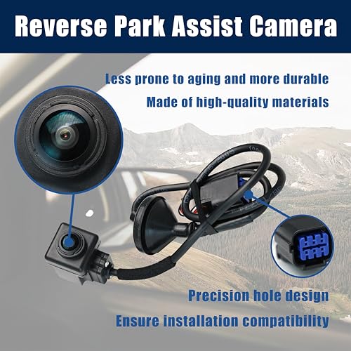 Image of No. 95760-B2100 Rear View Backup Reverse Parking Camera /Rear View Camera | Compatible with New Rear View Backup Parking Camera Kia Soul 2014 2015 2016 F8 Reverse Park Assist Camera Replace 95760-B2010