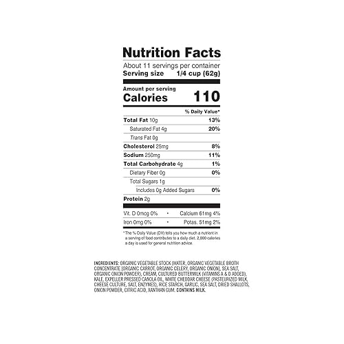 Miniatura 2 de Sonoma Gourmet Pesto rico y cremoso de col rizada con salsa de pasta cheddar blanca, sin gluten, hecho con col rizada fresca de jardín y cheddar