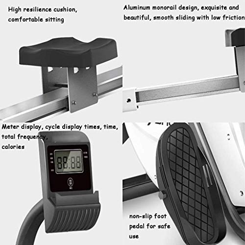 Image of Rowing Machine Household Magnetic Control Rowing Machine LED Monitor with Adjustable Resistance Indoor Sports Fitness Equipment