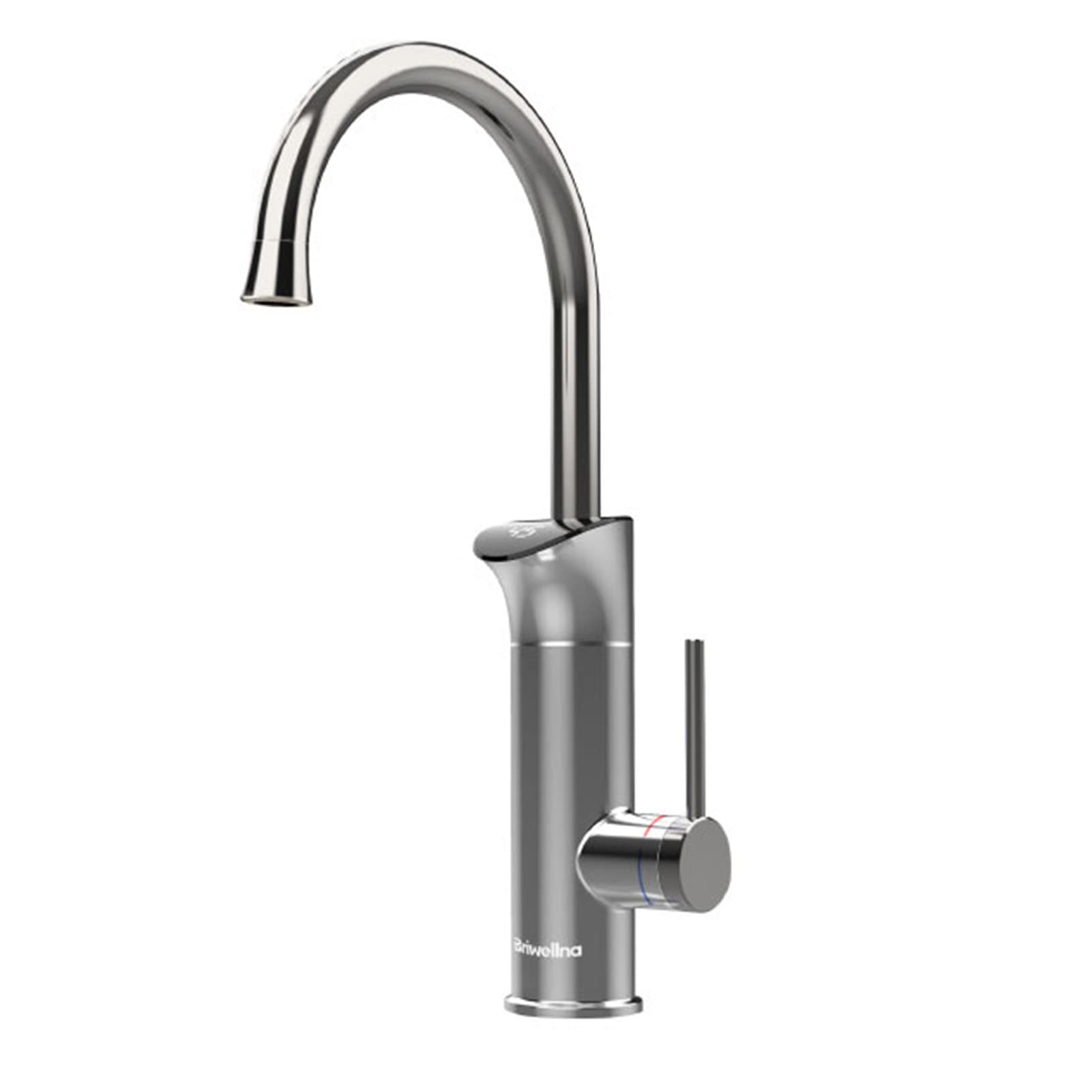 Robinet d'eau chaude électrique pour mitigeur de cuisine sans réservoir orientable à 360°