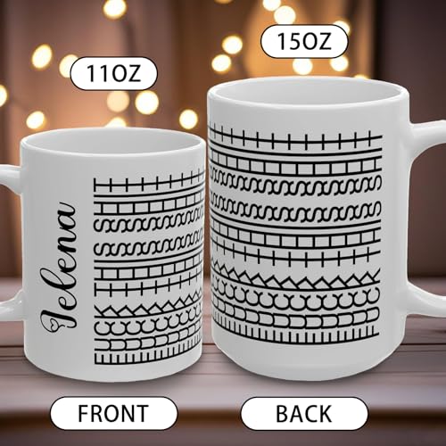 Taza de cerámica con mensaje oculto personalizado 11 oz miniatura 5