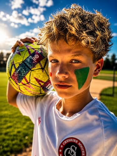 Image of SHINER STICKS Dual-Sided, 14 Colors Athlete Colored Eyeblack, SPF30 UVA&UVB Sunscreen Protection and Moisturizer, Non-Greasy, Glare Reduction, Sweat-Resistant, Easy Removal (Orange & Green)