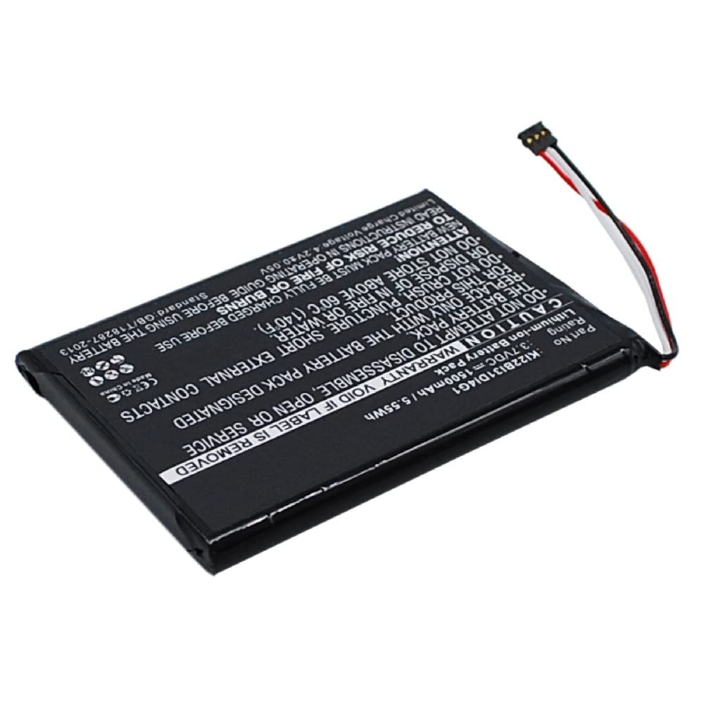 Synergy Digital GPS Battery, Works with Garmin Nuvi 2689LMT GPS, (Li-Ion, 3.7V, 1500 mAh) Ultra High Capacity Battery