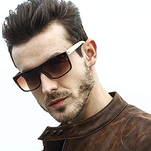 B BIDEN Retrò Quadrati Occhiali da Sole da Uomo di...