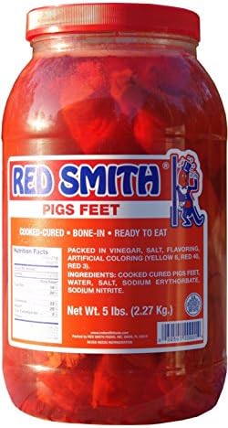 Red Smith Pickled Pigs Feet - 5 lb. jar