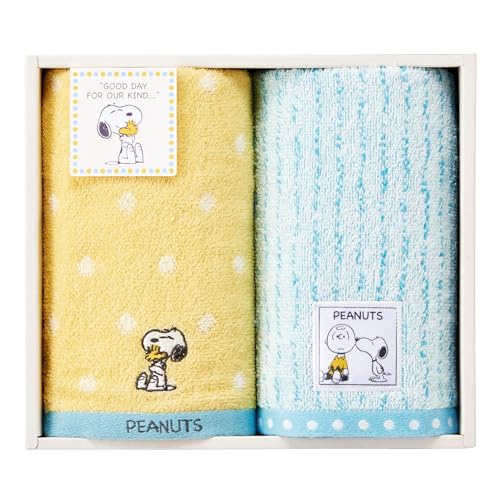 nishikawa【西川】 スヌーピー ギフトタオルセット 34X66cm 洗える ハグ キス プレゼント 贈り物 贈呈 内祝い PEANUTS PN4651 gift HUG マルチ TT84203054