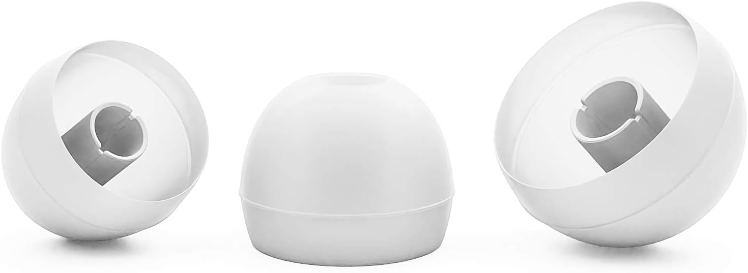 Okuli Set of 12 Silicone EarBuds Ear Tips For Sennheiser CX 3.00, 5.00, 6.00, 7.00 Earphones in White - Image 5