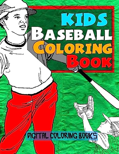 Kids Baseball Coloring Book