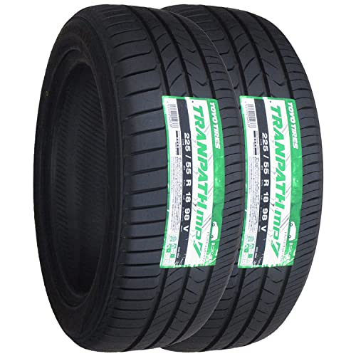 トーヨータイヤ(TOYO TIRES) サマータイヤ TRANPATH mp7 225/55R18 98V 2本セット