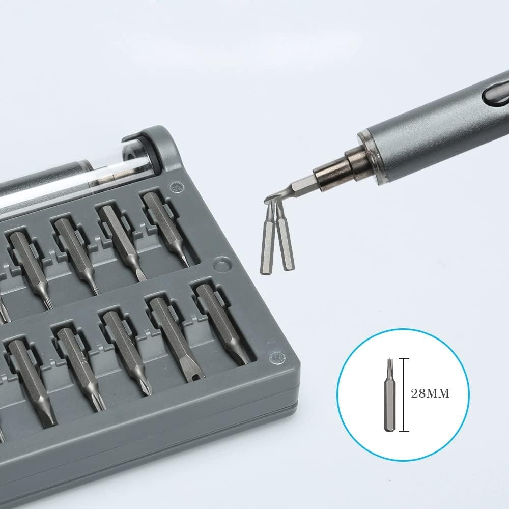 Precision Electric Screwdriver Rechargeable Kit Screw Driver Bit Set Mini For Repair Phone