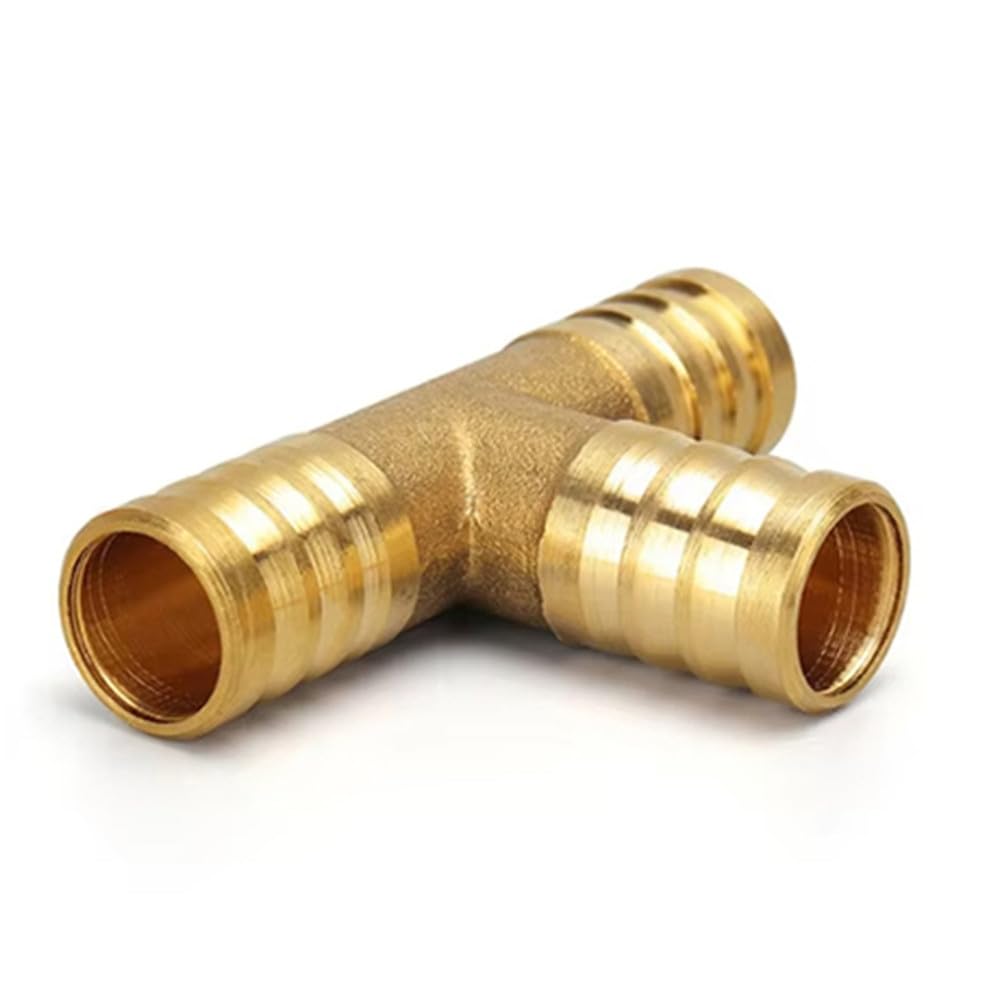 Conector de tubería en Y de 2, 3 y 4 vías, de latón, con codo recto y púas, de 6 mm, 8 mm, 10 mm, 12 mm, 14 mm y 16 mm, con púas, de 3 vías y diámetro