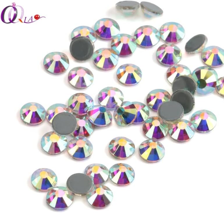 Hotfix Rhinestones for Clothes High Crystal Ab Iron On Strass Nail Glass Stone DIY Boots Стразы Для Одежды