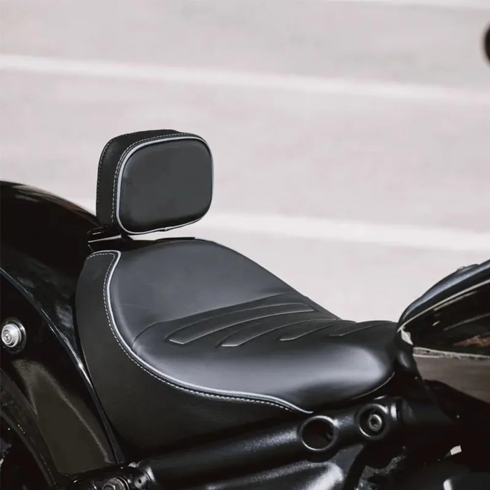 オートバイのパッセンジャーバックレスト オートバイ用バックレスト用 ライダーソロシートドライバー用バッククッションパッド用 スカウト