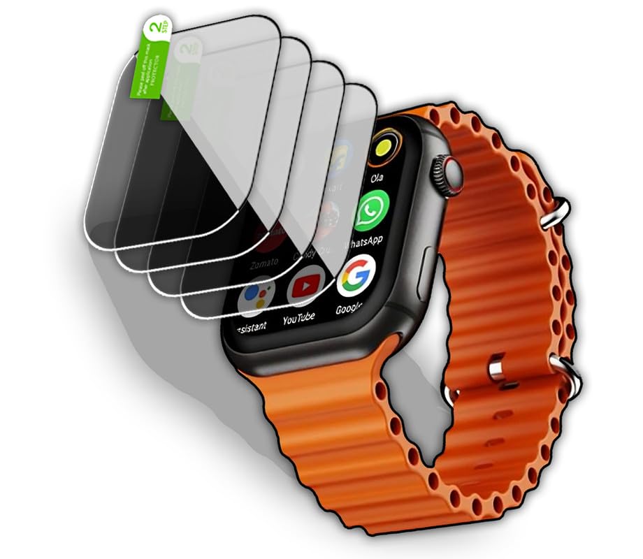 Image of DAFFIN Compatible for Fire bolt dream Smartwatch Screen Protector Guard (PACK OF 04) NK-001