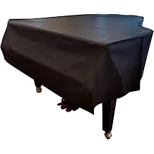 Leather Grand Piano Cover Baby Grand Piano Cover -Side Opening | High-End Black Piano Cover,Perfectly Fits the Piano Cover-Soft Lining,Dustproof, Waterproof, Moisture-Proof160cm/63in