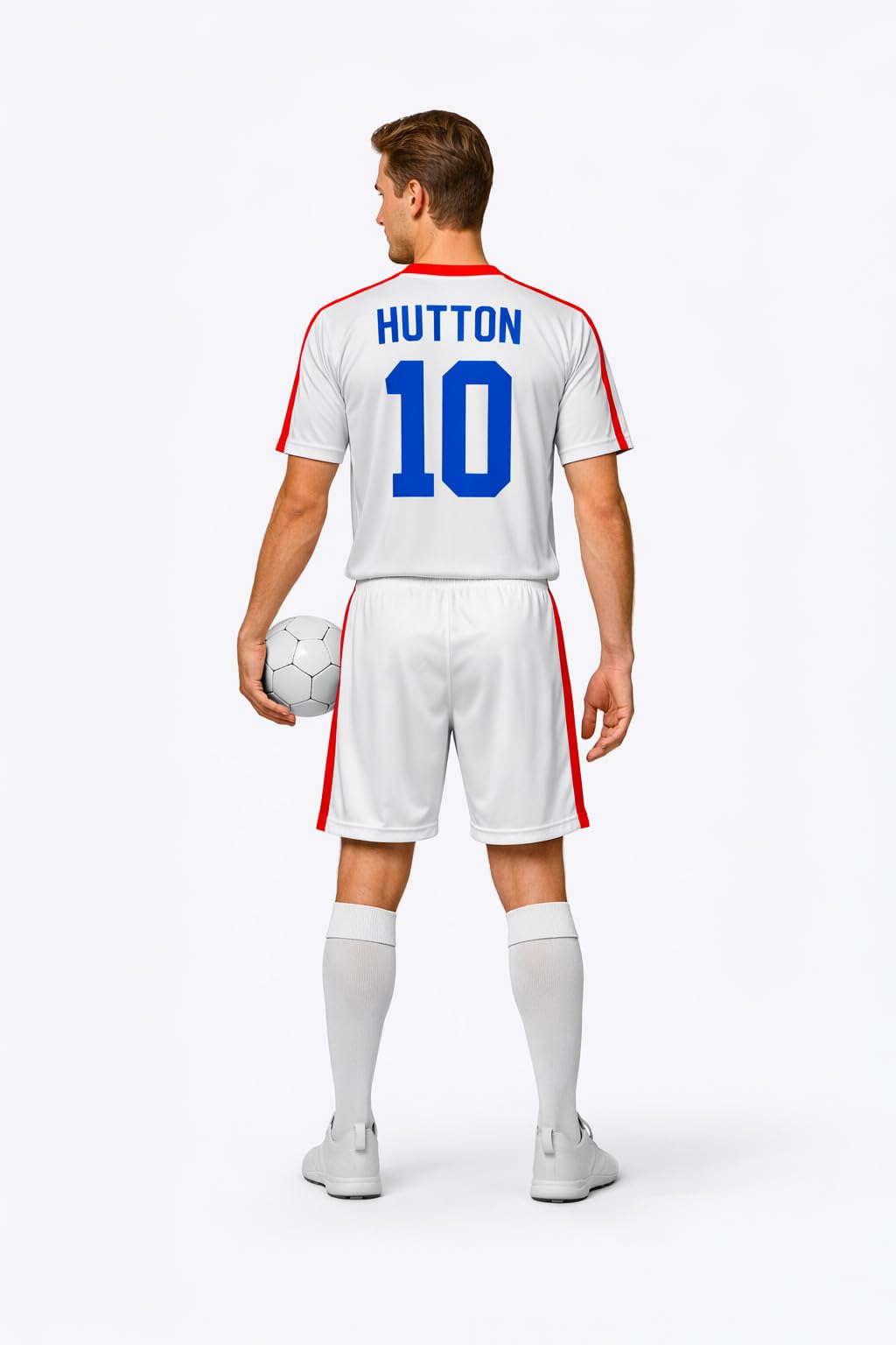 Maglia e Short Calcio Anime New Team, Holly Hutton Captain Tsubasa, Benji. Cartoni animati anni 80-90. Tessuto Sportivo leggero e traspirante